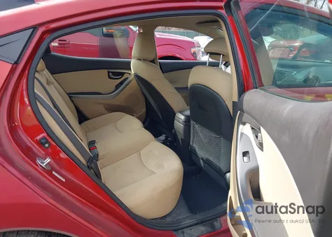 2012 Hyundai Elantra Gls (Ulsan Plant) z USA, uszkodzony, nr VIN KMHDH4AE7CU233491